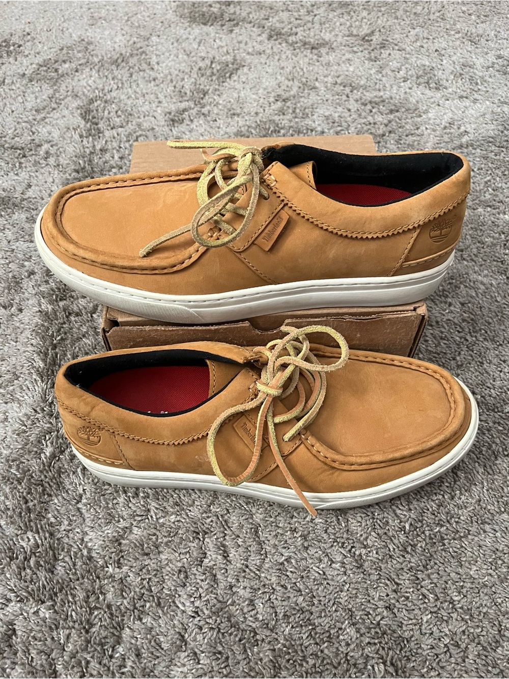 Timberland Wheat Brown Moc Toe Chukka Shoes Men’s Size 8